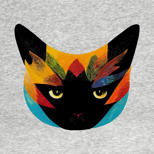 Abstract Cat by n23tees